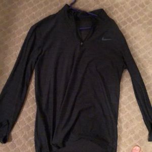 Nike zip up shirt